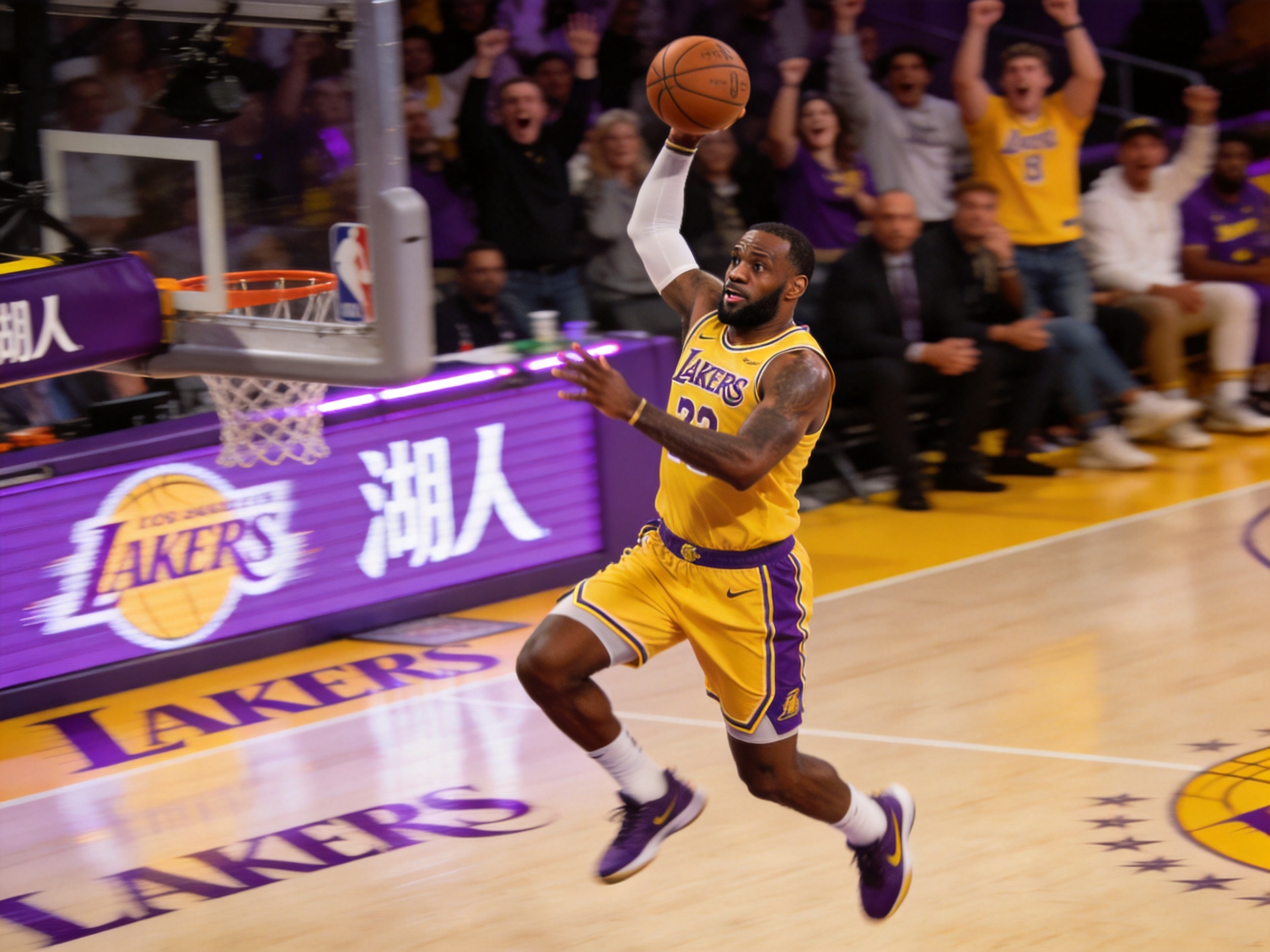 NBA篮球比赛画面